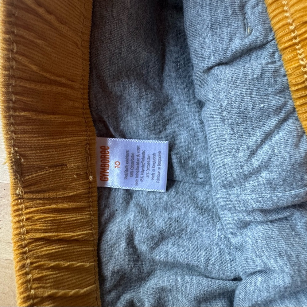 Gymboree Mustard Yellow lines Joggers for Kids - Picture 7 of 9